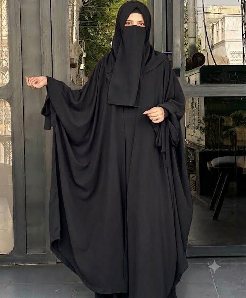 4-Piece Butterfly Abaya Set. photo 3
