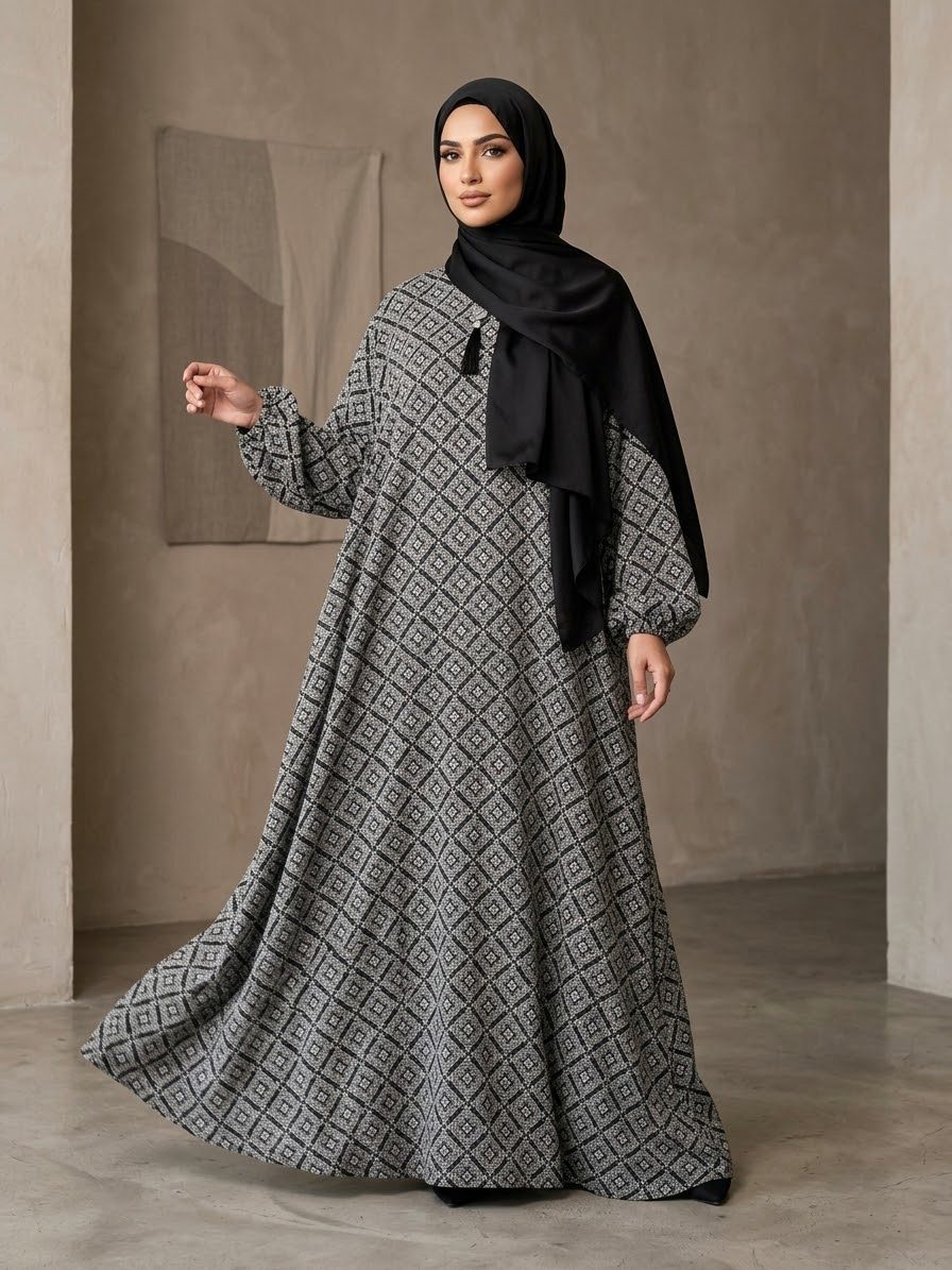 Printed Flair Abaya for Women photo 6