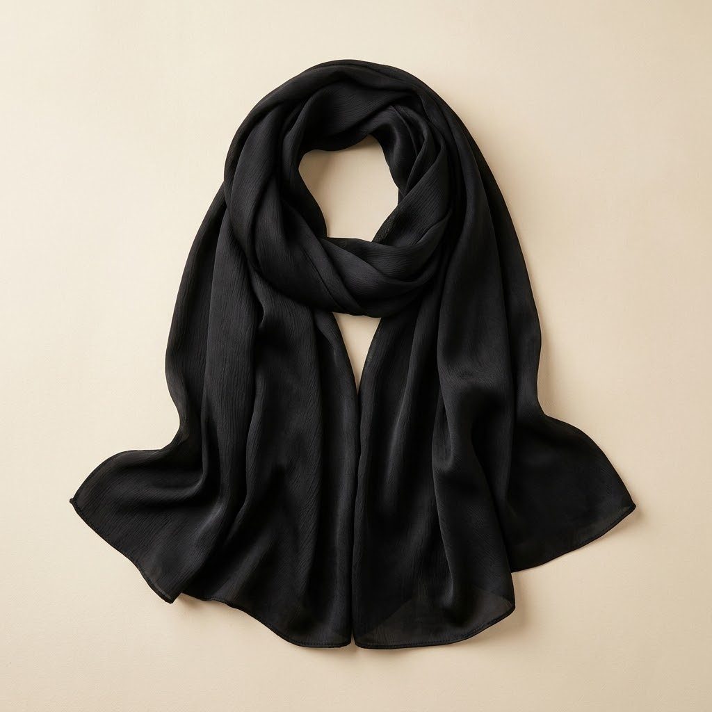 Premium Crinkle Silk Hijabs | Luxurious Modest Wear photo 3