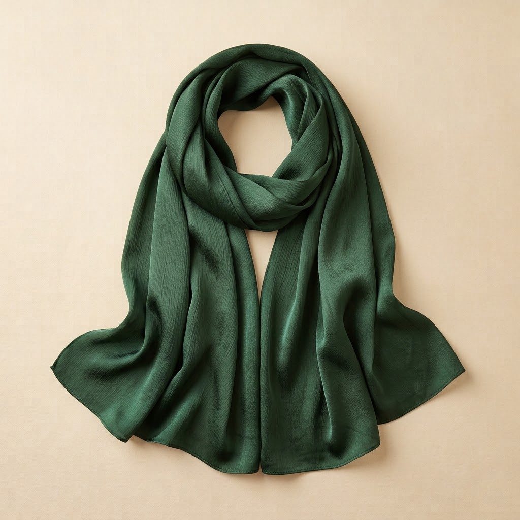 Premium Crinkle Silk Hijabs | Luxurious Modest Wear photo 5